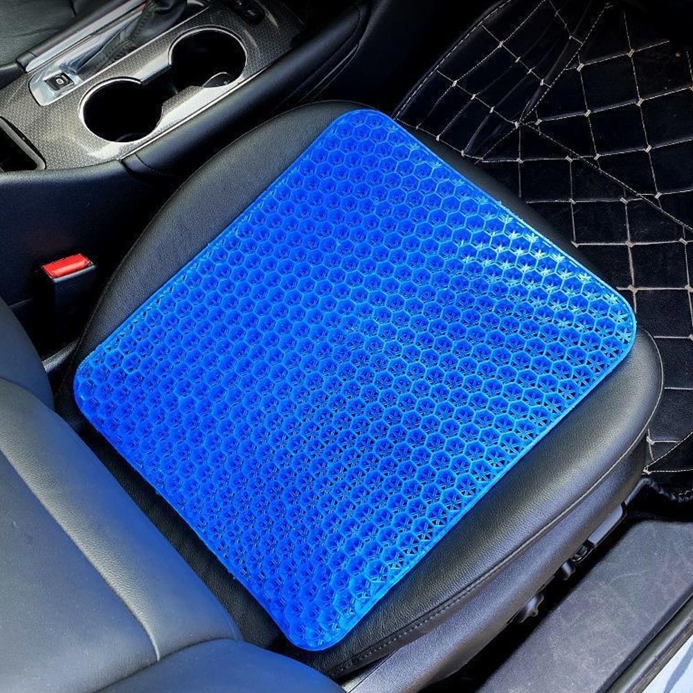 Office Stool - Universele koelgel autostoelkussen, ademend honingraatkussen met