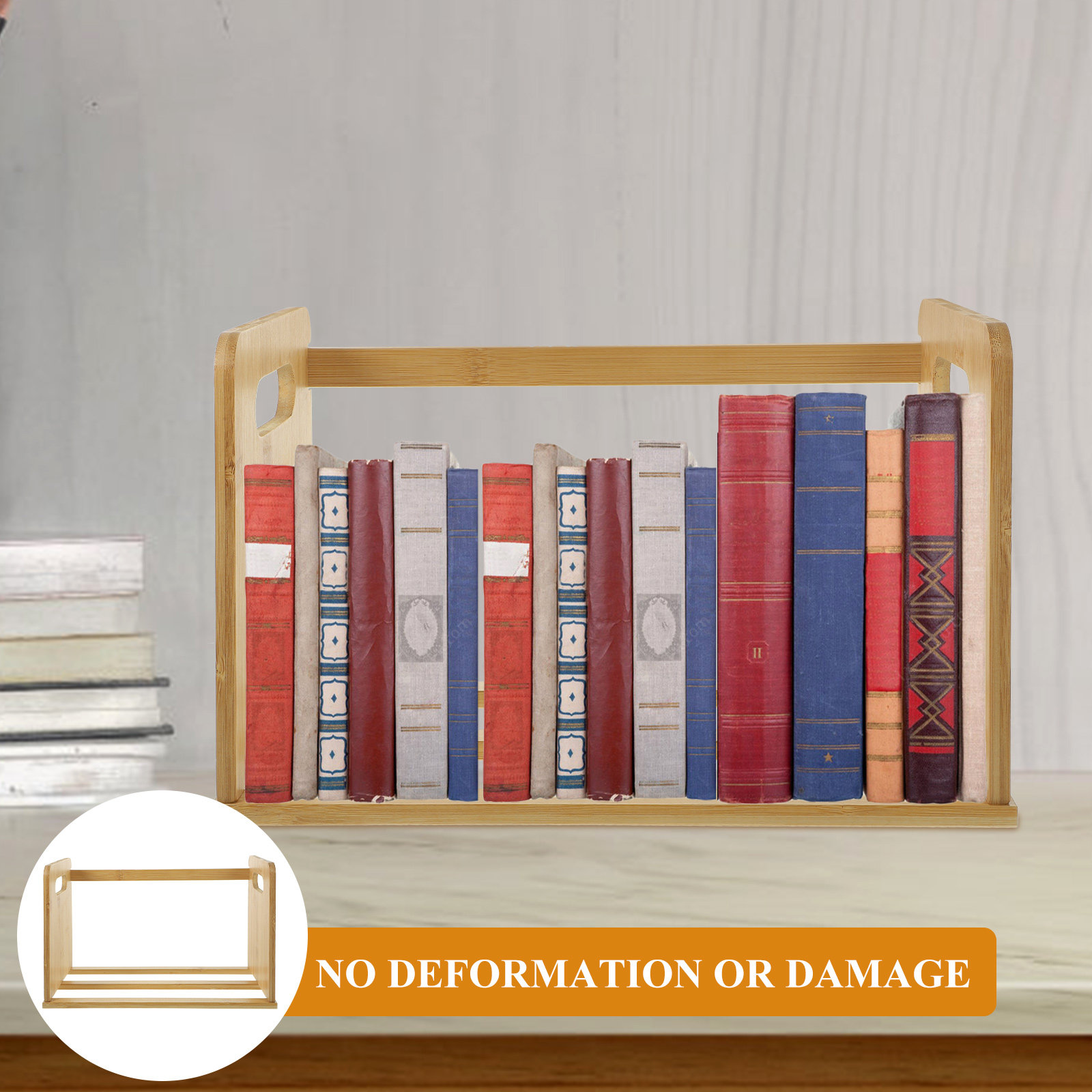 Desk Organizer - Houten boekenplank voor op het bureau,