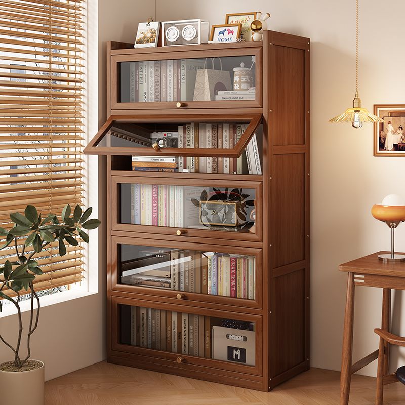 Bookshelf - Multifunctionele bamboe boekenkast, grote capaciteit, houten