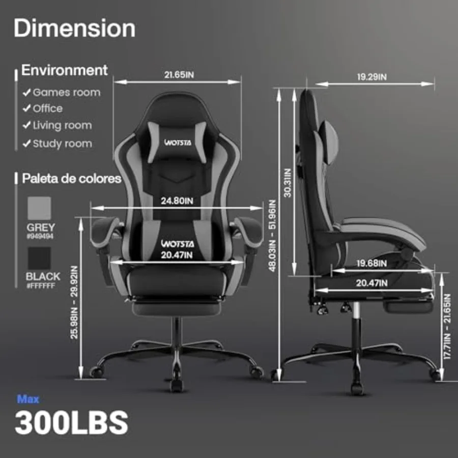 Ergonomische gaming-bureaustoe - Office Stool recensie en prijs
