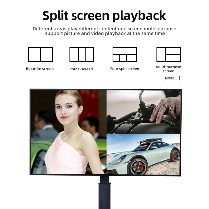 55 inch draagbare 4K animatied - Monitor Stand recensie en prijs