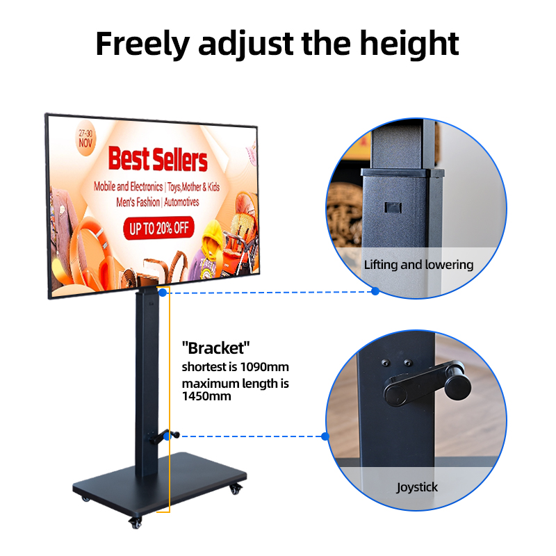 55 inch draagbare 4K animatied - Monitor Stand recensie en prijs