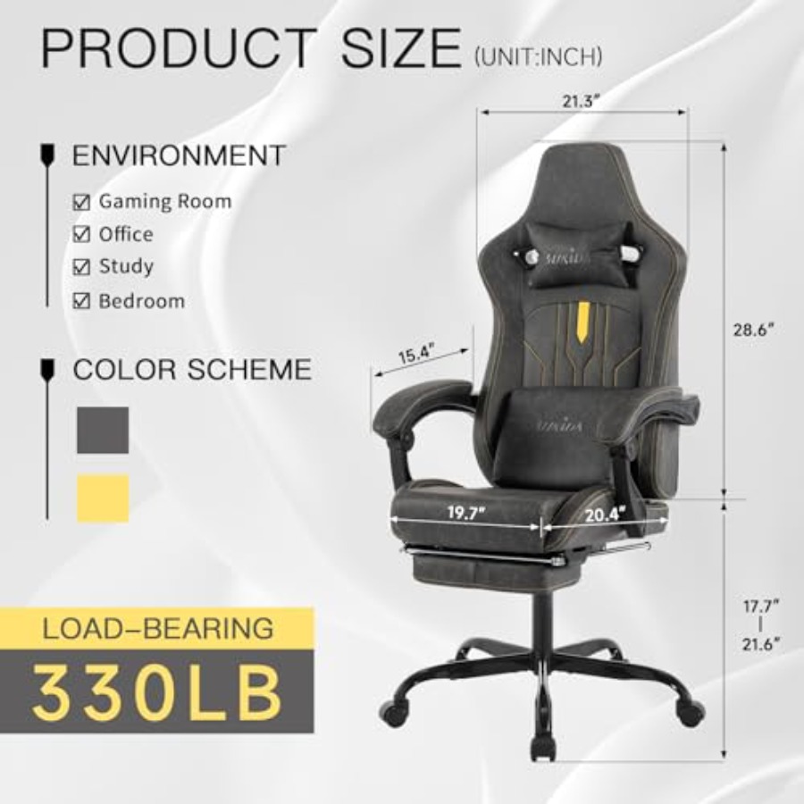 Gamingstoel met voetsteun voor - Office Chair Cushion recensie en prijs