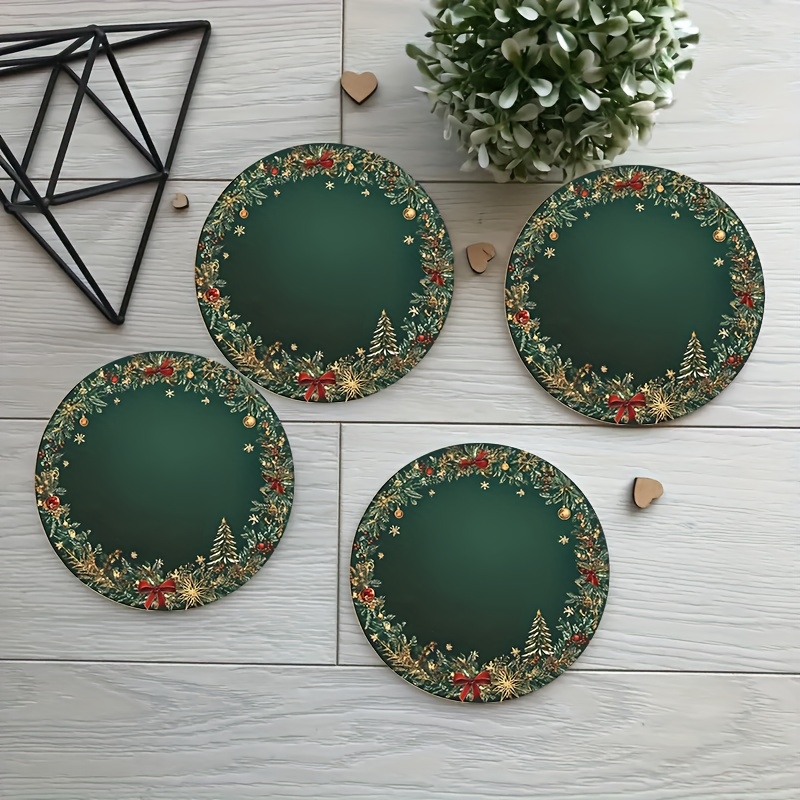 2D Retro Groene Kerst Sneeuwba - Office Furniture Brands recensie en prijs