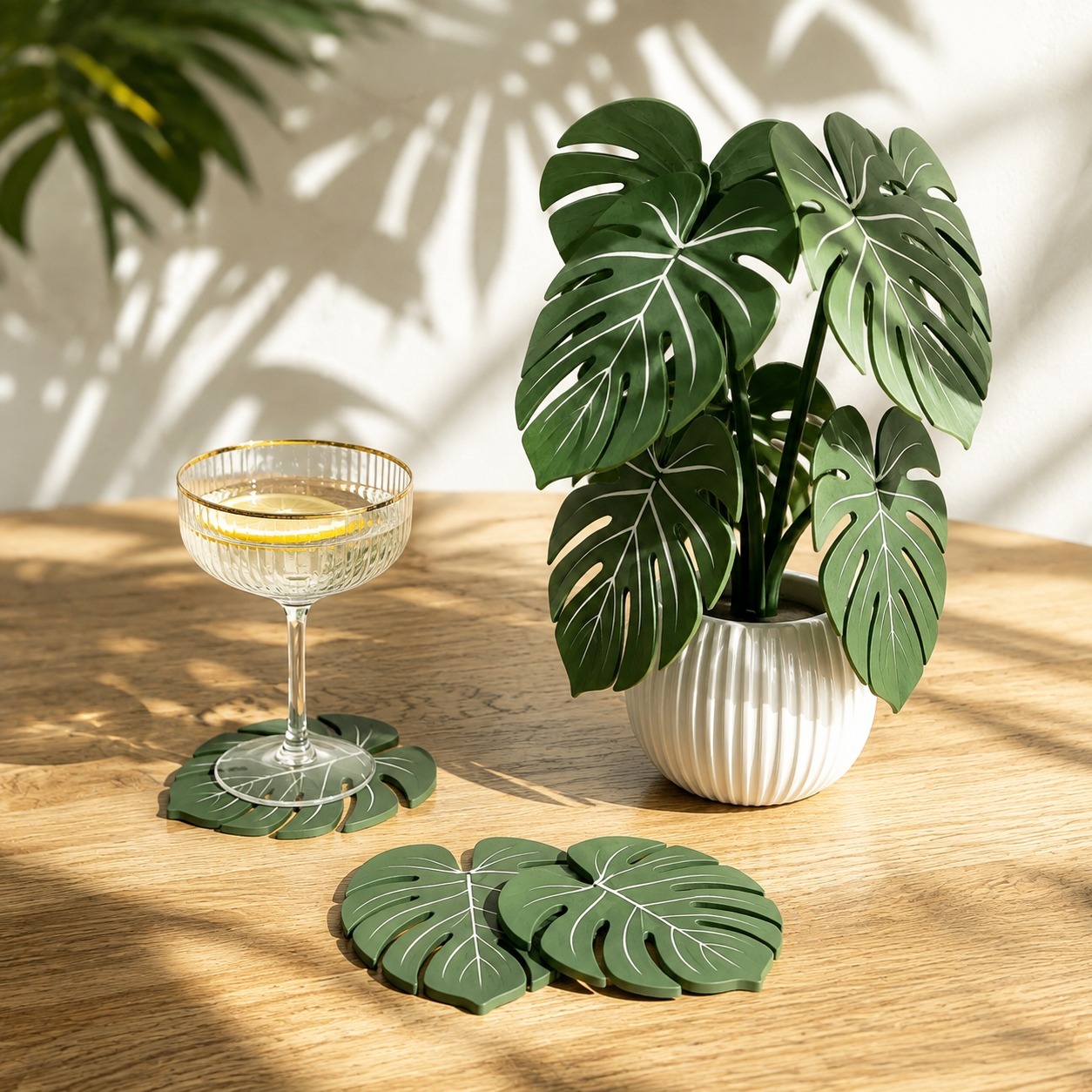 Monstera Plant Coasters 3D-gep - Office Furniture Brands recensie en prijs