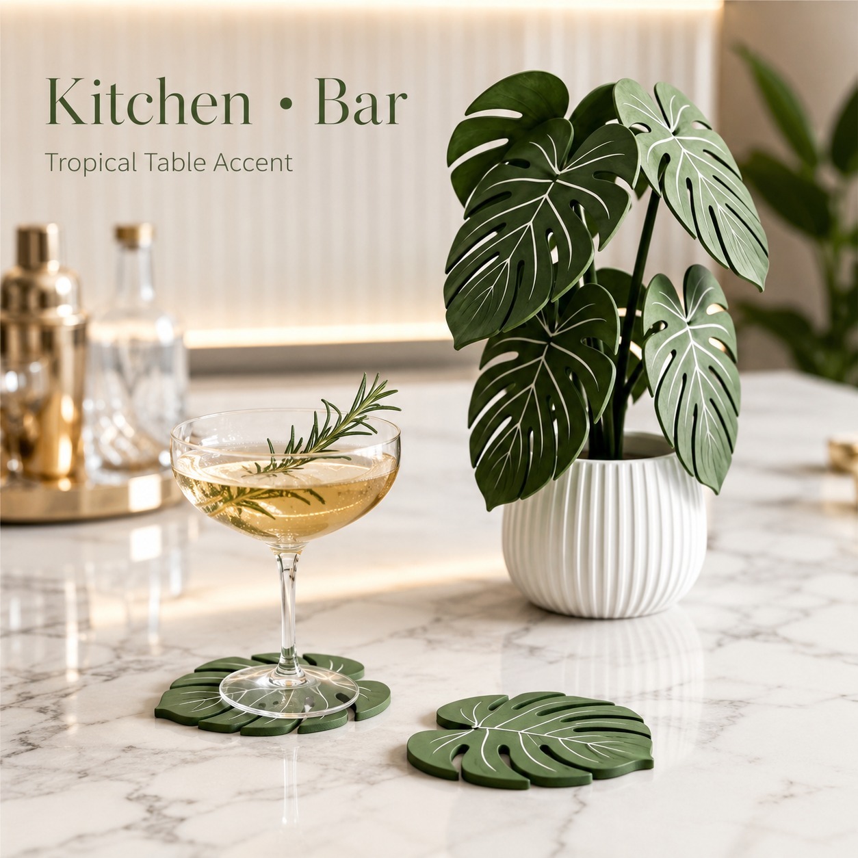 Monstera Plant Coasters 3D-gep - Office Furniture Brands recensie en prijs