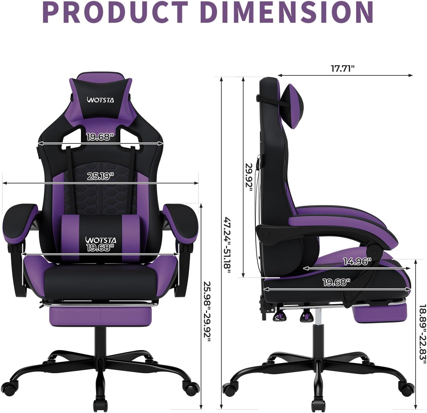 Gamingstoel met massagefunctie - Office Chair recensie en prijs
