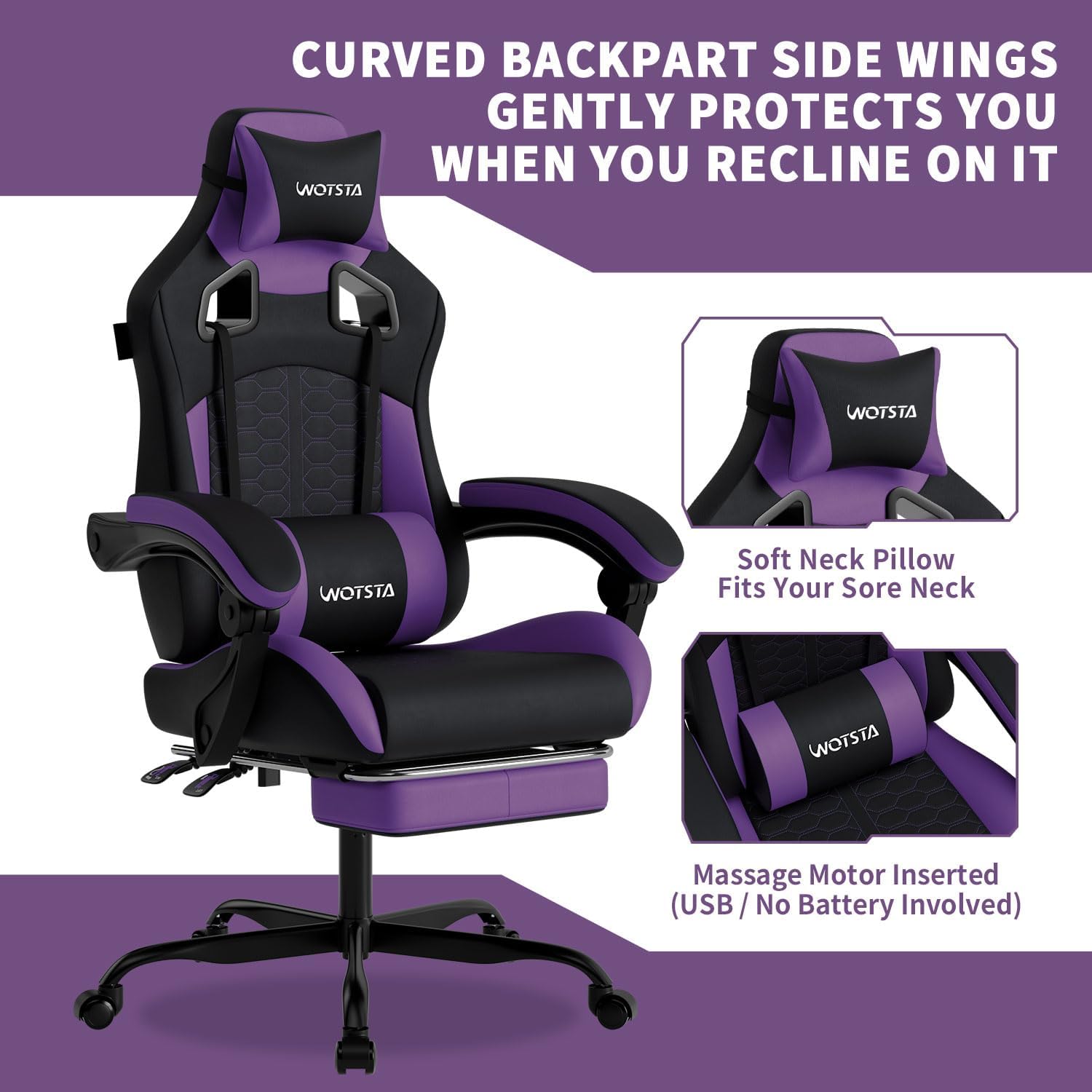 Gamingstoel met massagefunctie - Office Chair recensie en prijs