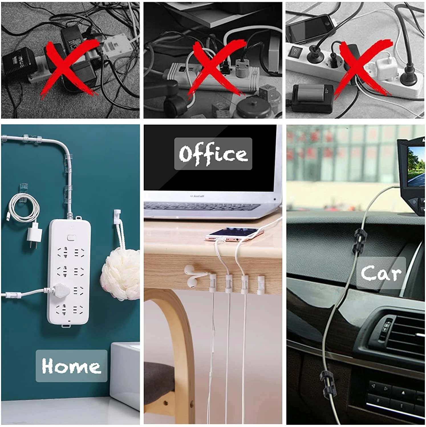 Kabelclips Organizer Draadhoud - Desk Organizer recensie en prijs